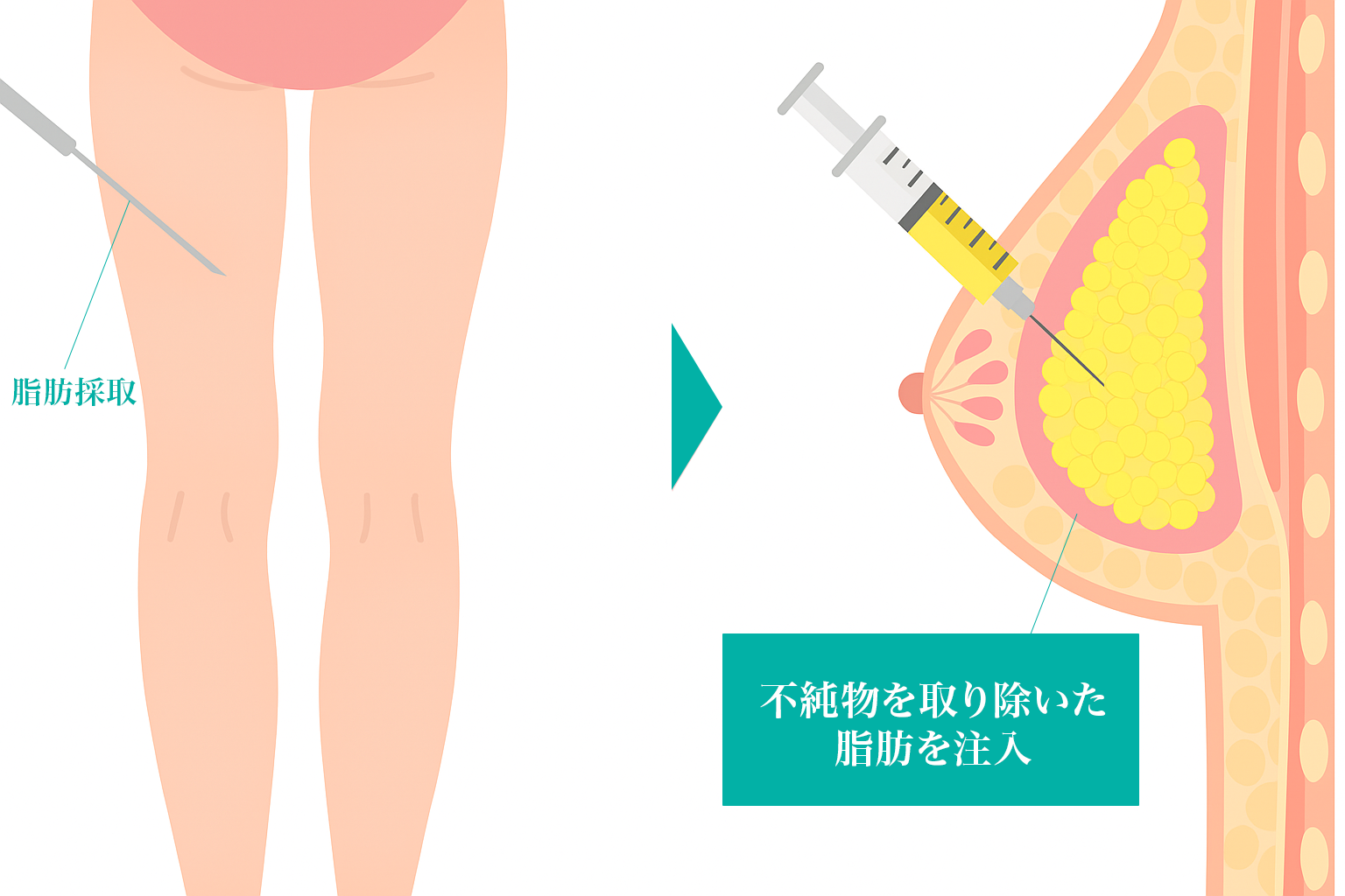 フィラー(ヒアルロン酸・アクアフィリング)注入豊胸の画像